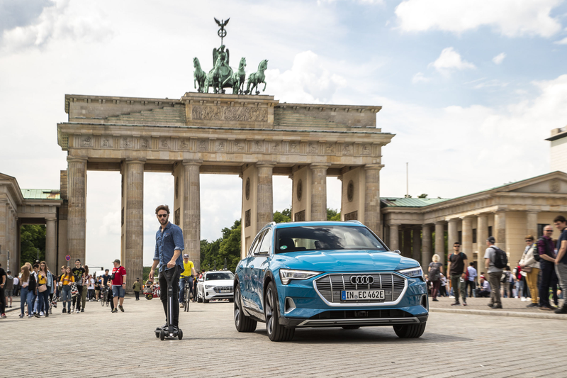 Audi intends to market the E-Tron Scooter alongside its growing line of EVs
